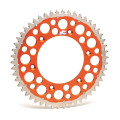 Couronne Renthal twinring alu ultra-light anti-boue anodisé dur ha - 520 - 50 dents 1075635004