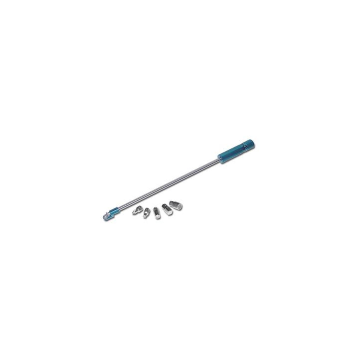 Tournevis coudé pour carburateur Bihr 90° + 5 embouts L445mm