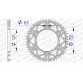 Couronne AFAM alu ultra-light anti-boue 72304 - 520 - 48 dents