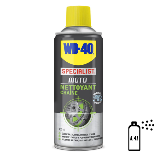 Nettoyant chaîne Wd 40 Specialist® Moto - Spray 400 ml