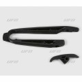 Kit patin de bras oscillant + patin de chaîne inférieur UFO noir KTM 1055715