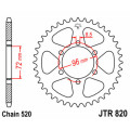 Couronne jt sprockets acier standard 820 - 520 - 42 dents
