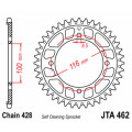 Couronne jt sprockets alu ultra-light anti-boue 462 - 428 - 51 dents