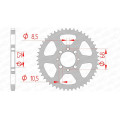 Couronne AFAM acier standard 14100 - 420 - 38 dents | Oxmoto