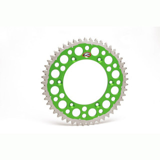 Couronne Renthal twinring alu ultra-light anti-boue anodisé dur 1120 - 520 - 50 dents