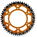 Couronne ART dual-components alu/acier ultra-light anti-boue 897 - 520 - 50 dents 1075659005