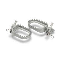 Repose-pieds S3 Punk argent | Oxmoto