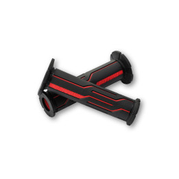 DAYTONA Grips GGD-LINE, Red, 7/8, Open End | Oxmoto