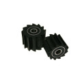 Roulette de chaîne Bihr blade noir ø32mm | Oxmoto