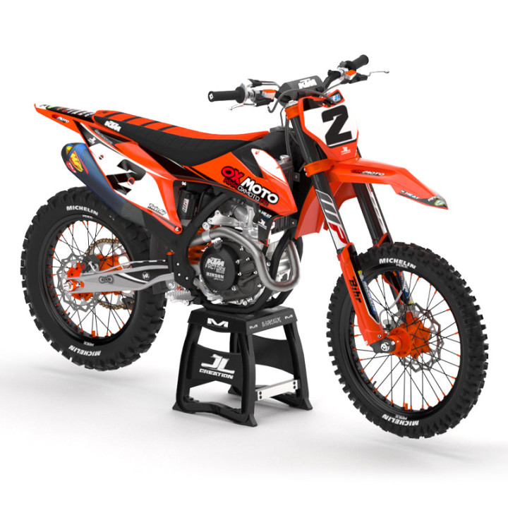 Kit déco Oxmoto track personnalisé - KTM | Oxmoto