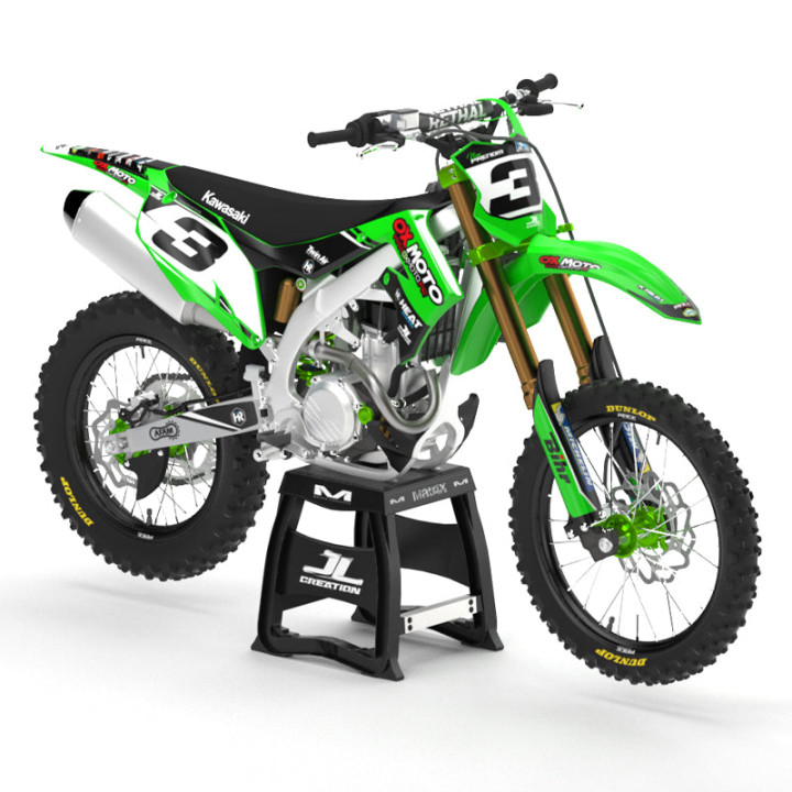 Kit déco Oxmoto track personnalisé - Kawasaki | Oxmoto