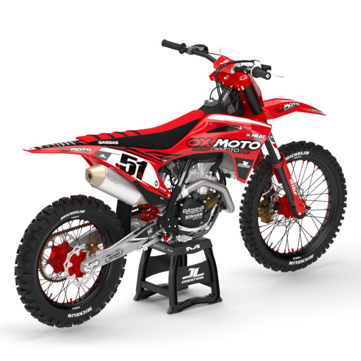 Kit déco Oxmoto track personnalisé - Gas Gas | Oxmoto