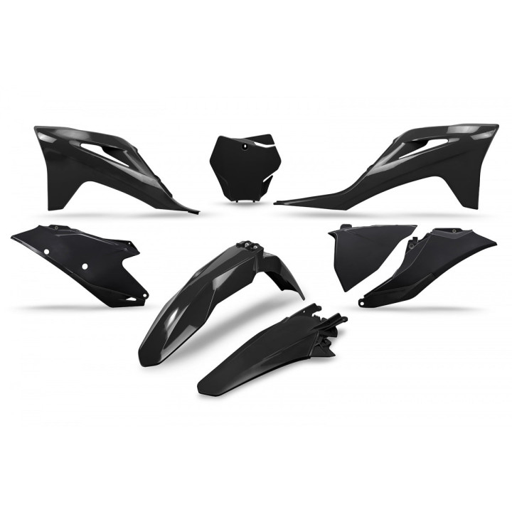 Kit plastiques UFO noir - Gas Gas | Oxmoto
