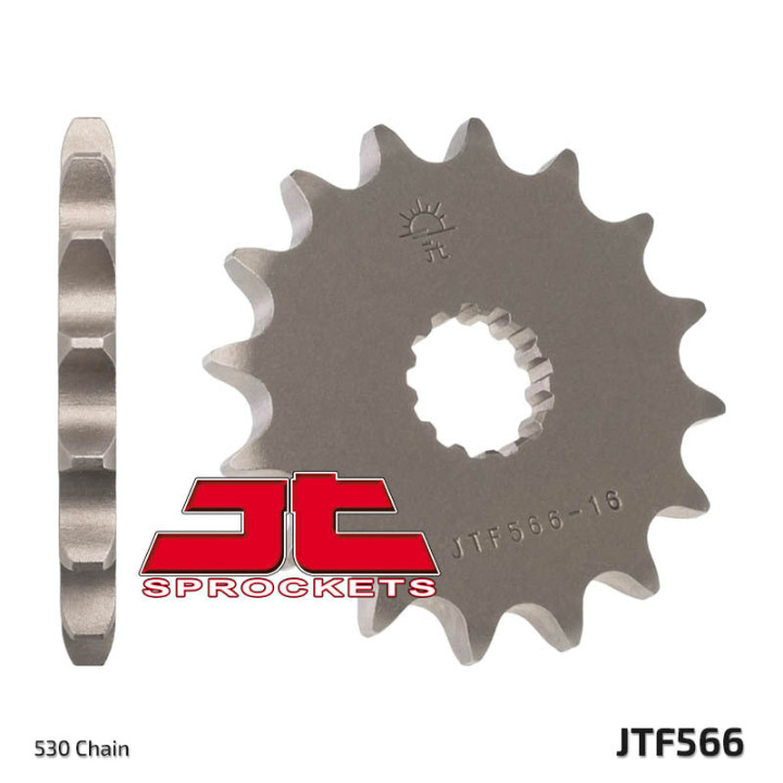Pignon jt sprockets acier standard 566 - 530 - 12 dents