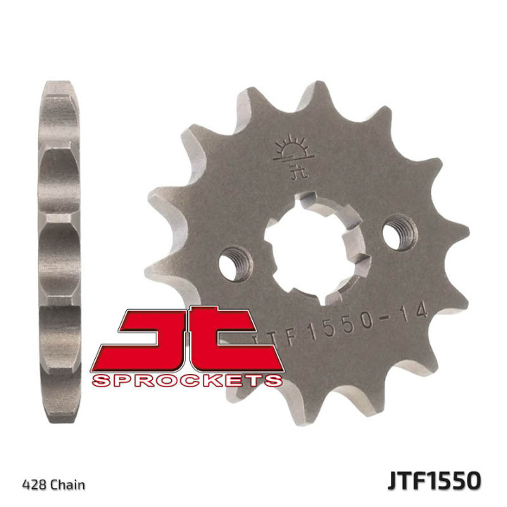 Pignon jt sprockets acier standard 1550 - 428 - 14 dents