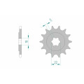 Pignon AFAM acier standard 24201 - 520 - 11 dents | Oxmoto