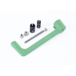 Protection de levier R&G RACING moulé - vert | Oxmoto