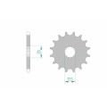 Pignon AFAM acier standard 21202 - 428 - 18 dents | Oxmoto