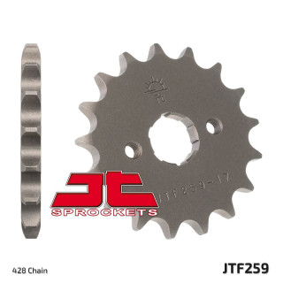 Pignon jt sprockets acier standard 259 - 428 - 17 dents