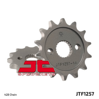 Pignon jt sprockets acier standard 1257 - 428 - 15 dents
