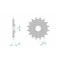 Pignon AFAM acier anti-boue 94120 - 520 - 13 dents | Oxmoto