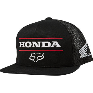 Casquette FOX Honda noire | Oxmoto