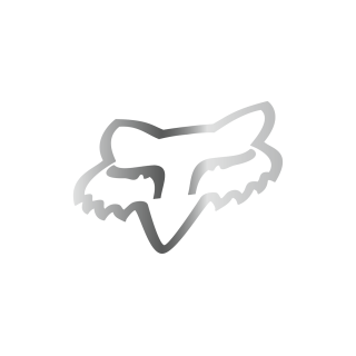 Stickers FOX head 10 chrome | Oxmoto