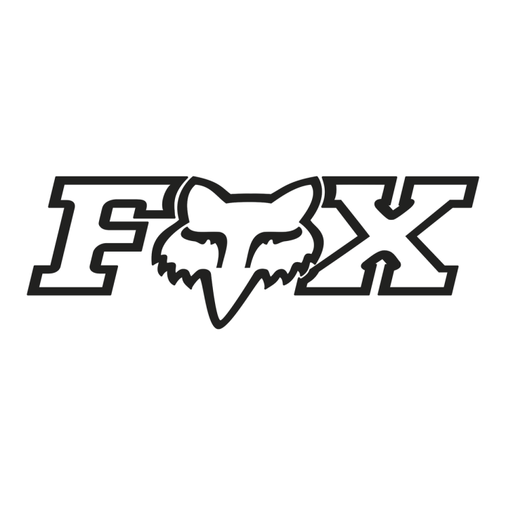 Stickers FOX f-head 28 noir | Oxmoto