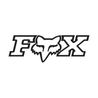 Stickers FOX f-head 18 noir | Oxmoto