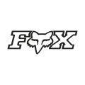 Stickers FOX f-head 18 noir | Oxmoto