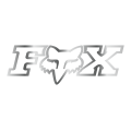 Stickers FOX f-head 28 chrome | Oxmoto