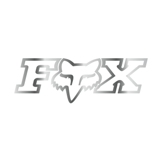 Stickers FOX f-head 18 chrome | Oxmoto