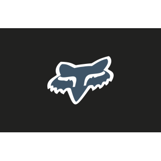 Stickers FOX head 17,5cm navy | Oxmoto