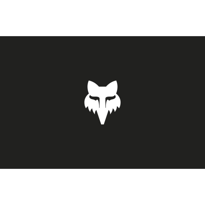 Stickers FOX legacy head 7,5cm blanc | Oxmoto