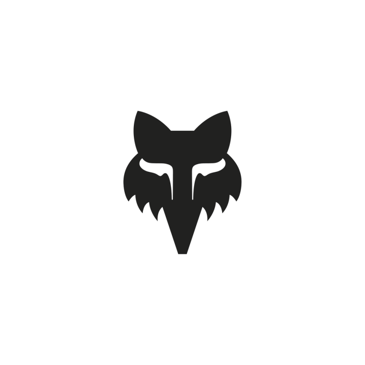 Stickers FOX legacy head 14cm noir | Oxmoto