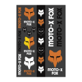Planche de stickers FOX heritage track | Oxmoto