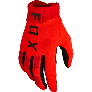 Gants FOX flexair rouge fluo 2022 | Oxmoto