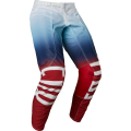 Pantalon FOX airline reepz blanc/rouge/bleu 2022 | Oxmoto