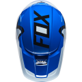 Casque FOX v1 lux bleu 2022 | Oxmoto