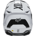 Casque FOX v1 lux noir/blanc 2022 | Oxmoto