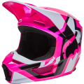 Casque FOX v1 lux rose 2022 | Oxmoto