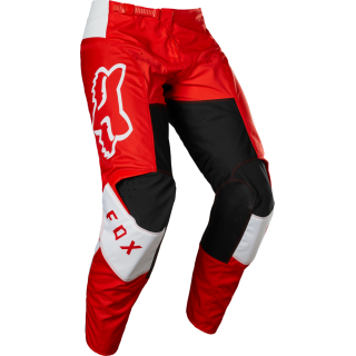 Pantalon enfant FOX 180 lux rouge 2022 | Oxmoto