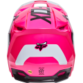 Casque FOX v1 lux rose 2022 | Oxmoto