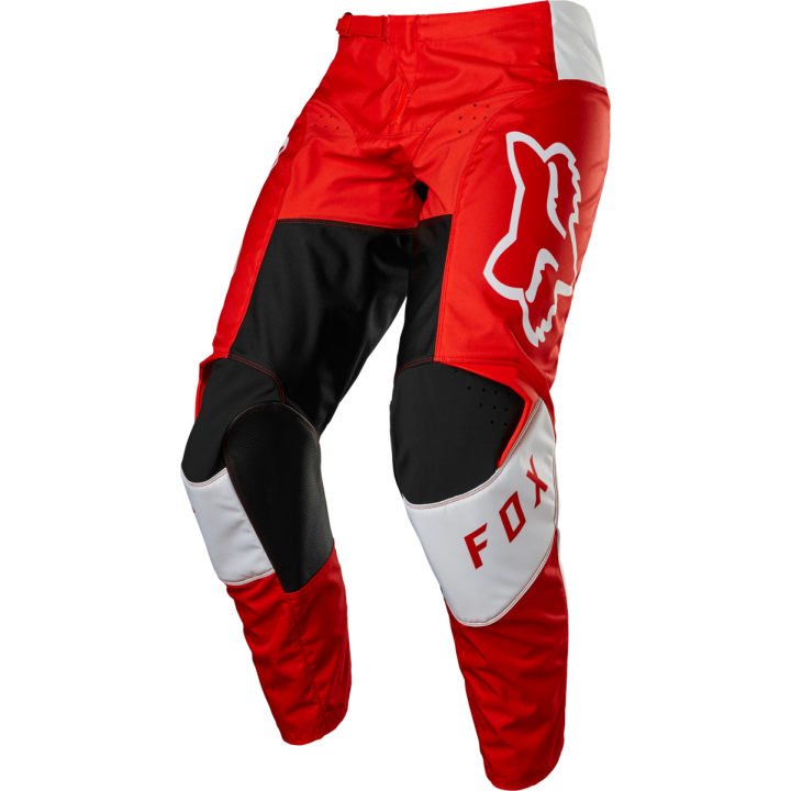 Pantalon enfant FOX 180 lux rouge 2022 | Oxmoto