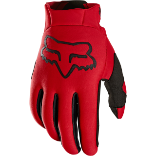 Gants FOX legion thermo rouge - homologué ce | Oxmoto