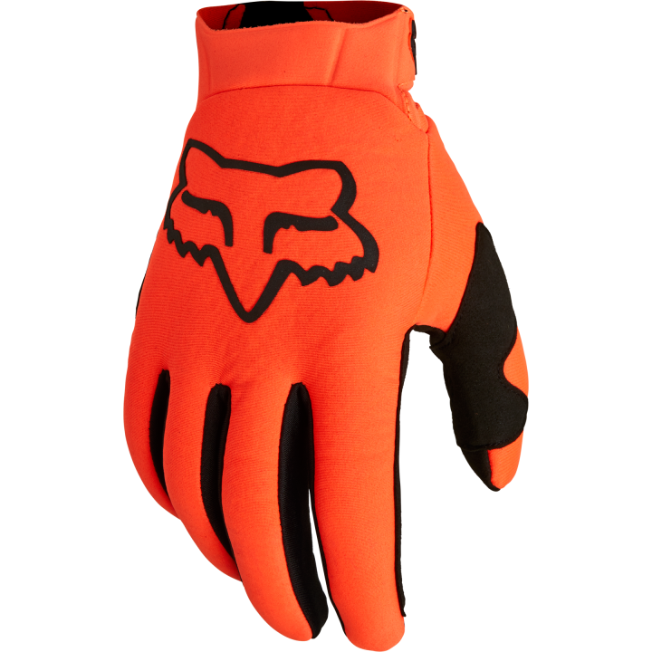 Gants FOX legion thermo orange fluo - homologué ce | Oxmoto