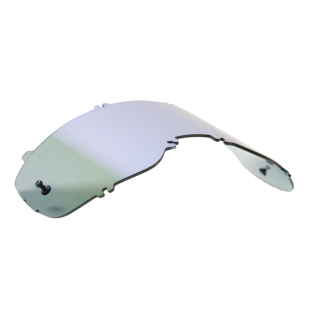 Ecran rigide FOX vls airspace/main miroir bleu | Oxmoto