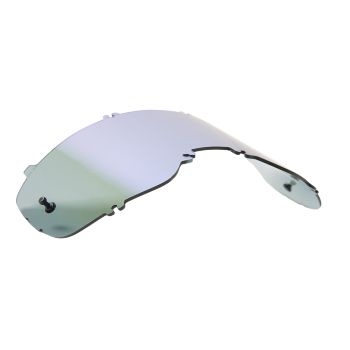 Ecran rigide FOX vls airspace/main miroir bleu | Oxmoto
