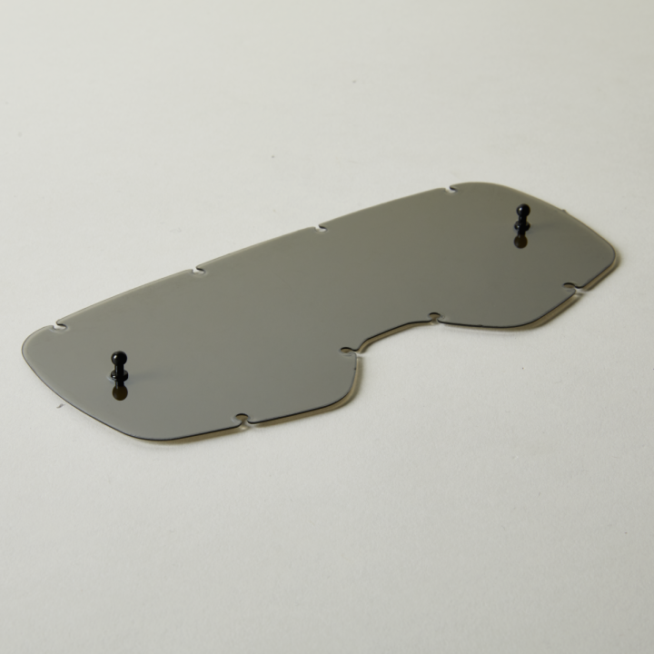 Ecran FOX vls airspace/main enfant miroir chrome | Oxmoto