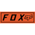 Stickers FOX bumper orange | Oxmoto